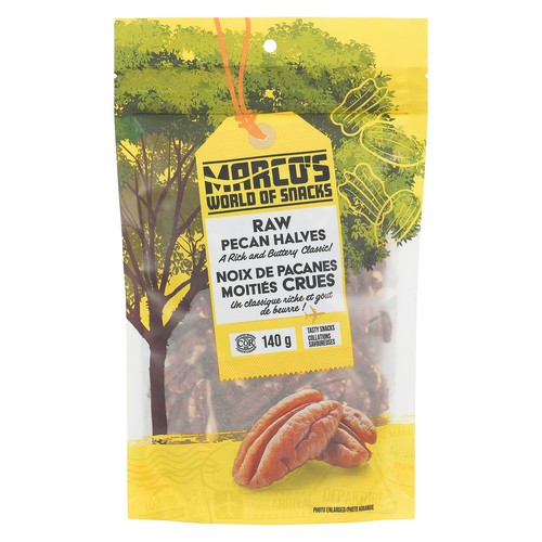 Marco's World Of Snacks Pecan Raw Halves 140 g