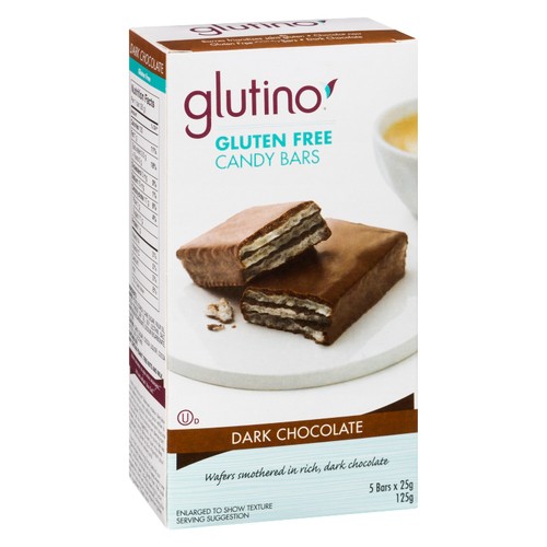 Glutino Gluten-Free Candy Bar Dark Chocolate 125 g