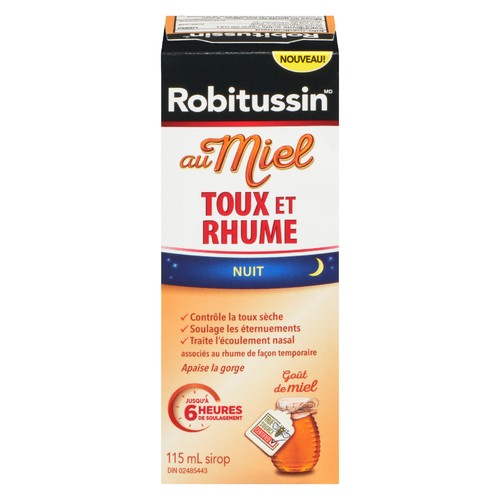 Robitussin Cough & Cold Nighttime Honey 115 ml