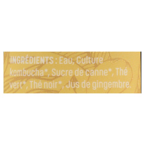Bucha Brew Kombucha Ginger Can 355 ml