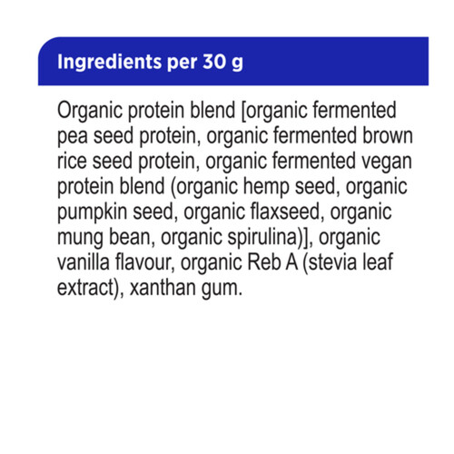 Genuine Health Organic Vegan Proteins+ Powder Vanilla 600 g