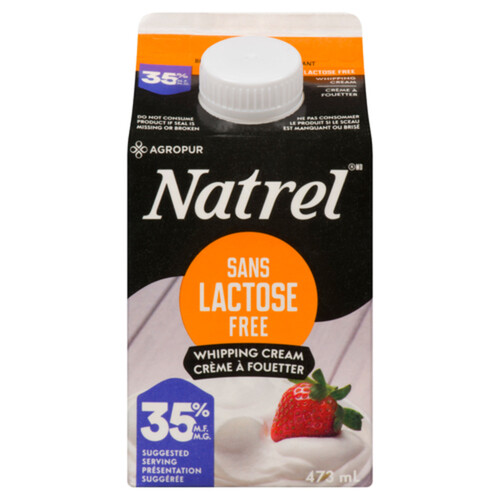Natrel Lactose-Free 35% Whipping Cream 473 ml