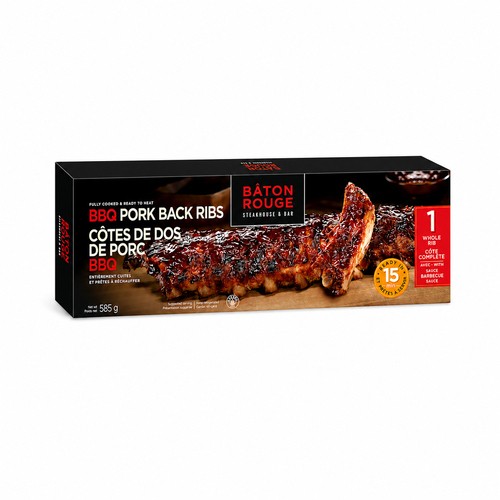 Baton Rouge Pork Back Ribs BBQ 585 g