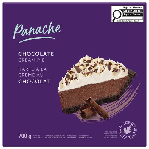 Panache Frozen Cream Pie Chocolate 700 g