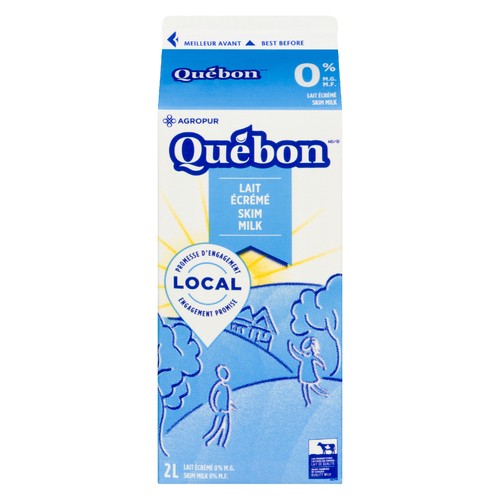 Québon 0% Skimmed Milk 2 L