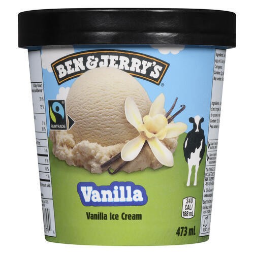 Ben & Jerry's Ice Cream Vanilla 473 ml