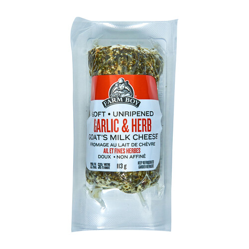 Farm Boy Goat Milk Cheese Garlic & Herb 113 g