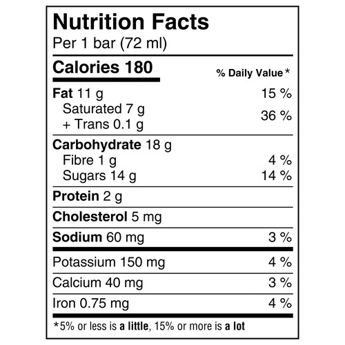 Oreo Frozen Dessert Bars Cookie Pieces 5 x 72 ml