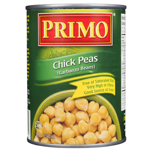 Primo Tin Chick Peas 540 ml