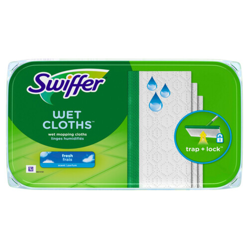 Swiffer Wet Mopping Cloths Disposable 12 Pack