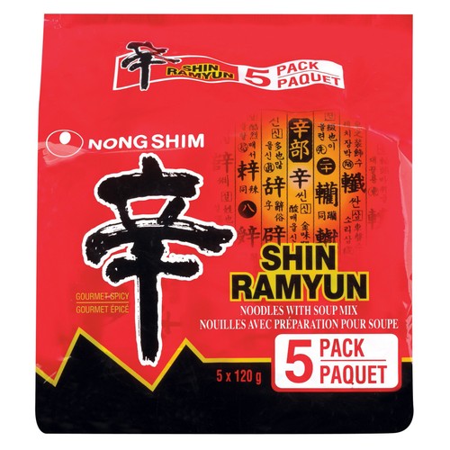 Nong Shim 5 Pack Shin Ramyun 600 g