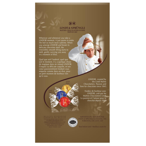 Lindt Lindor Assorted Chocolate Truffles Bag 150 g 