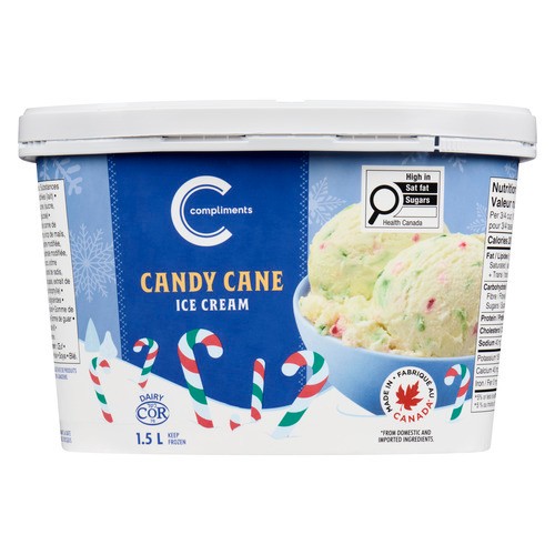 Compliments Ice Cream Candy Cane 1.5 L
