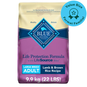 Blue Buffalo Dry Dog Food Large Breed Adult Lamb Brown Rice