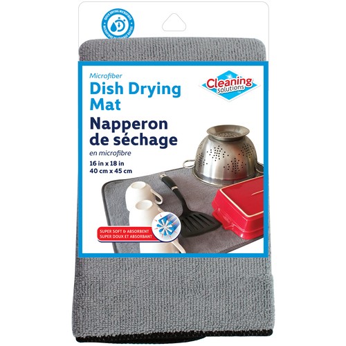Cleaning Solutions Microfiber Dish Drying Mat 1 EA