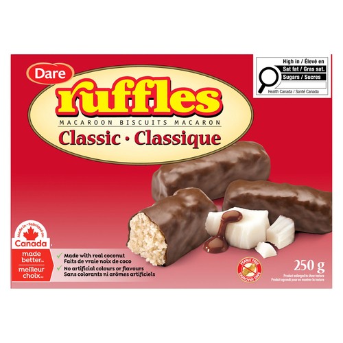 Dare Ruffles Peanut-Free Macaroon Biscuits Classic 250 g