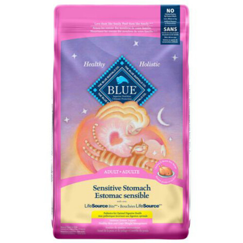 Blue Buffalo Dry Cat Food Sensitive Stomach Chicken & Brown Rice 4.5 kg