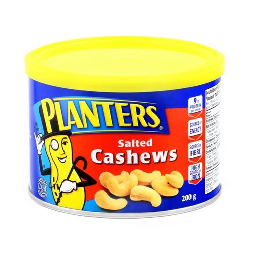 Planters Cashew Snacks Roasted And Salted 200 g