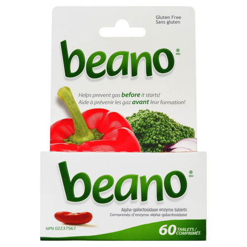 Beano Bloating and Gas Relief 60 Tablets 