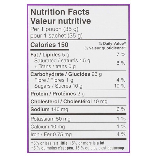 Dare Bear Paws Soft Cookies Banana Bread 14 Pouches 490 g