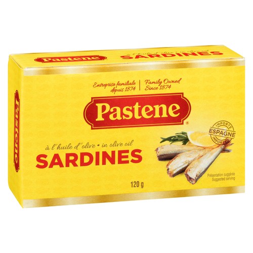 Pastene Sardines In Oil Salt Added 120 g