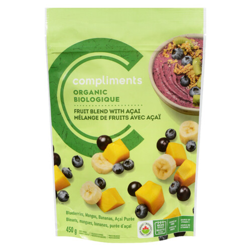 Compliments Organic Frozen Fruit Blend With Acai 450 g