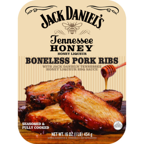 Jack Daniels Boneless Ribs Honey 454 g