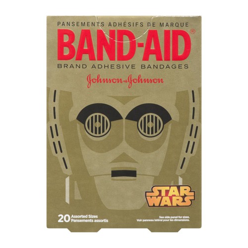 Band-Aid Star Wars Bandages Assorted Sizes 20 EA