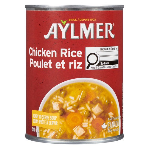 Aylmer Canned Soup Chicken Rice 540 ml