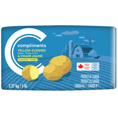 Compliments Yellow-Fleshed Potatoes Mashing Paper Bag 2.27 kg
