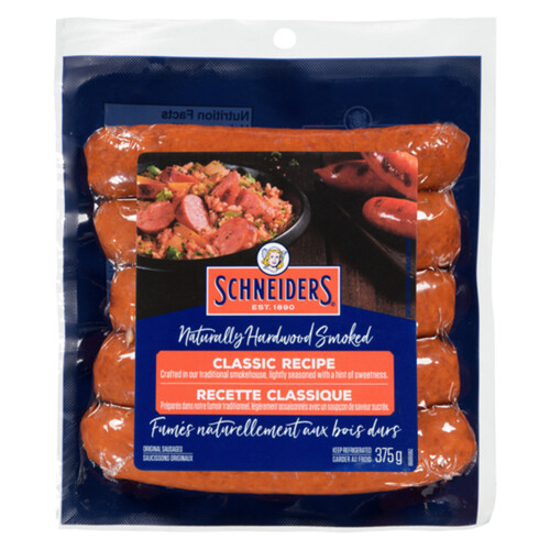 Schneiders Smoked Sausage Classic Recipe 375 g