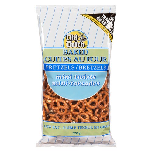 Old Dutch Baked Pretzels Snack Mini Twists 320 g