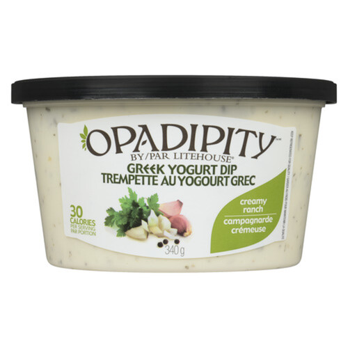 Litehouse Opadipity Dip Greek Yogurt Creamy Ranch 340 g