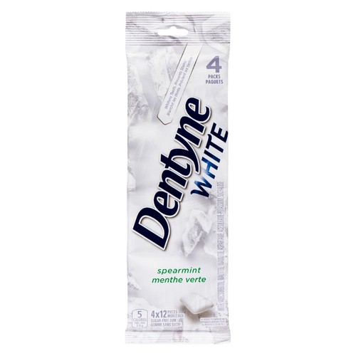 Dentyne Gum White Spearmint 4 Pack