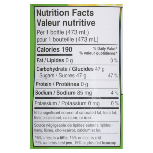 Snapple Juice Lemonade 473 ml (bottle)