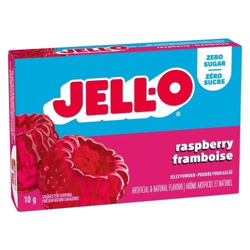 Jell-O Sugar-Free Jelly Powder Raspberry 10 g