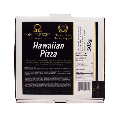 Tops Freezer Frozen Pizza Hawaiian 505 g