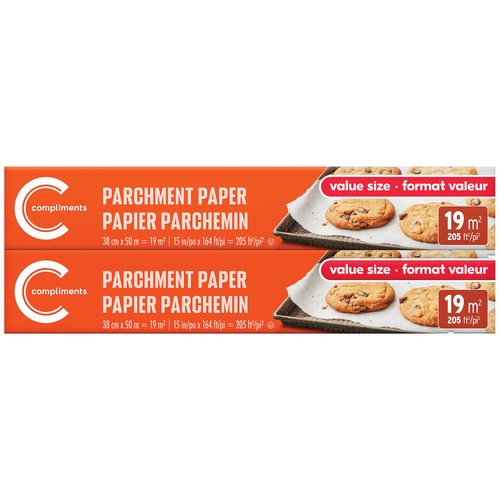 Compliments Parchment Paper Value Size 50m 2 Count