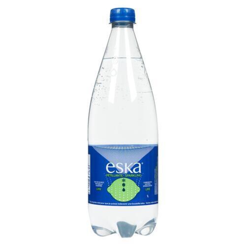 Eska Carbonated Spring Water Lime 1 L (bottle)