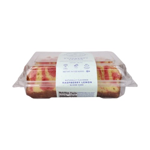 Simple Joys Sliced Iced Cake Raspberry Lemon 400 g