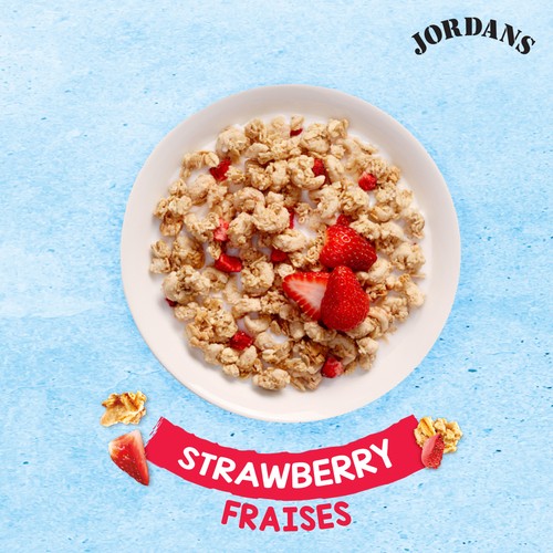 Jordans Morning Crisp Granola Cereal Strawberry 400 g