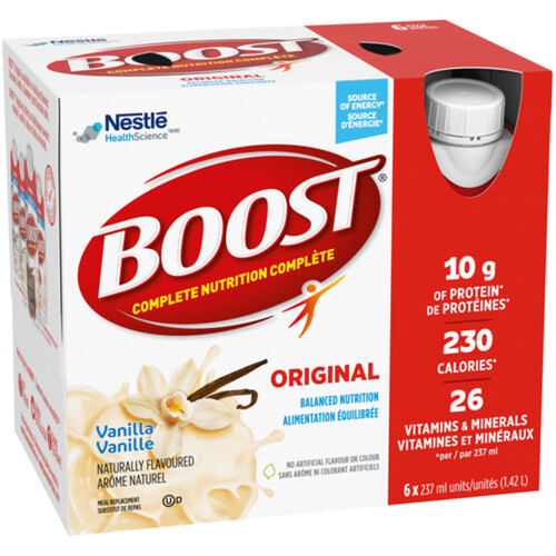 Boost Original Meal Replacement Vanilla 6 x 237 ml