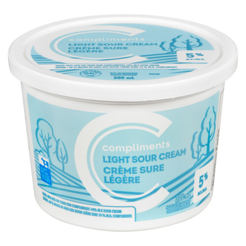 Compliments 5% Sour Cream Light 500 ml