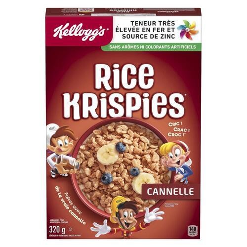Kellogg's Cereal Rice Krispies Cinnamon 320 g