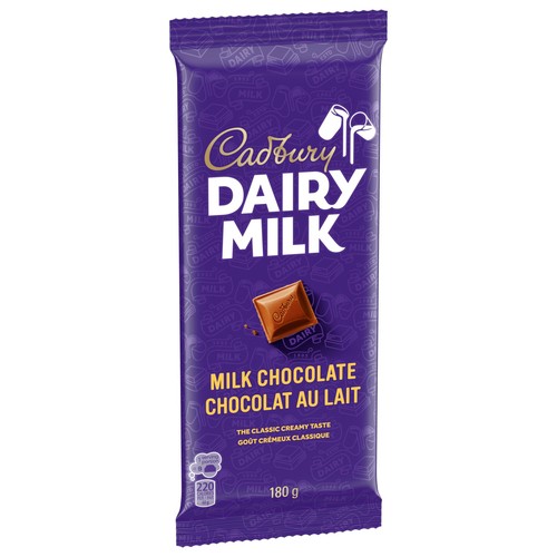 Cadbury Dairy Milk Original Chocolate Bar 180 g
