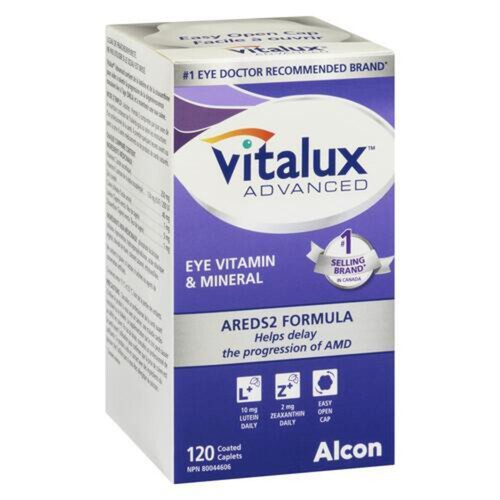 Vitalux Advanced Vitamins Eye Vitamin & Mineral 120 Coated Capsules