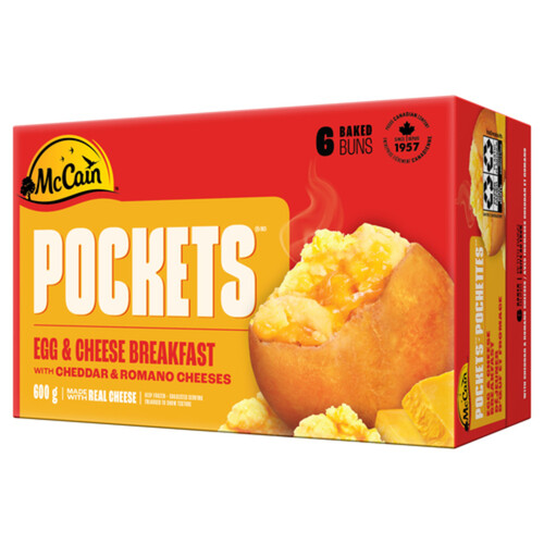 McCain Breakfast Pockets Egg and Cheese 6 x 100g