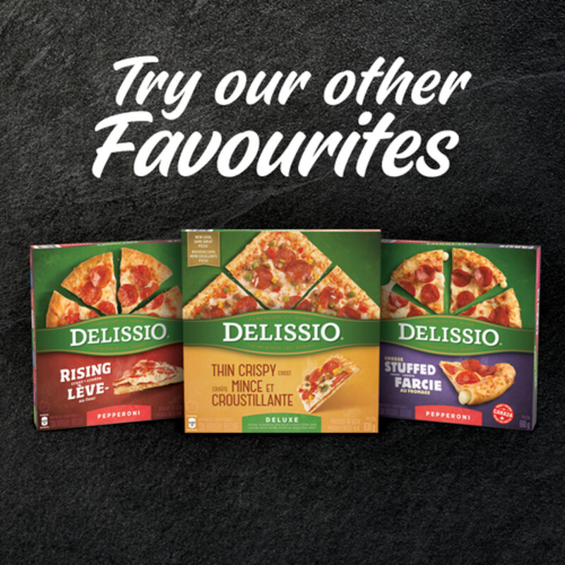 Delissio Pizzeria Frozen Pizza 3 Meat 12 Inch 581 g Voilà Online Groceries & Offers