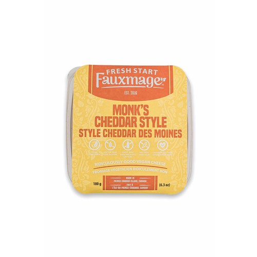 Fresh Start Monk's Cheddar Style 180 g