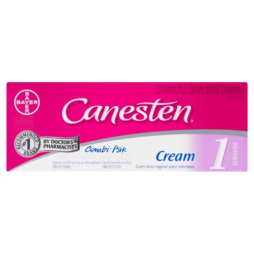 Canesten 1 Day Vaginal Cream Combo Pack 1 EA